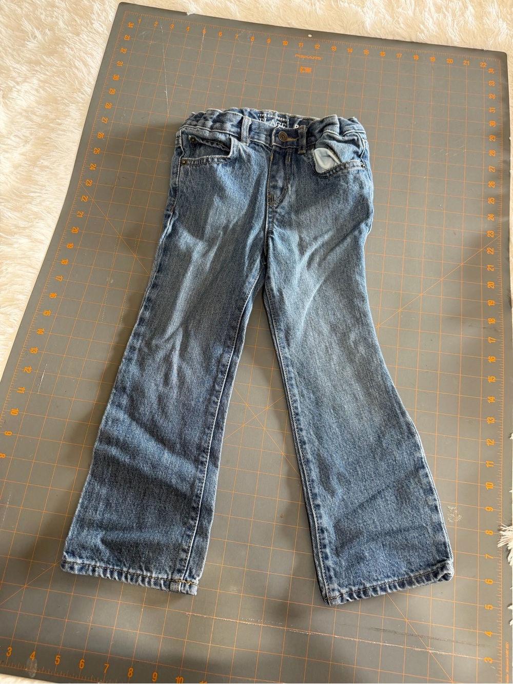 Classic Boys' Blue Denim Jeans children place 5T bootcut adjustable waist